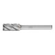 PFERD TOOLS Hartmetall Hochleistungsfrässtift ALU Zylinder ZYAS stirn Ø 10x20mm Schaft-Ø 6 mm Alu/NE Metal-1