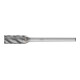 PFERD TOOLS Hartmetall Hochleistungsfrässtift ALU Zylinder ZYAS stirn Ø 06x13 mm Schaft-Ø 3 mm Alu/NE Metal