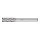 PFERD TOOLS Hartmetall Hochleistungsfrässtift ALU Zylinder ZYAS stirn Ø 08x20mm Schaft-Ø 6 mm Alu/NE Metal
