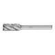 PFERD TOOLS Hartmetall Hochleistungsfrässtift ALU Zylinder ZYAS stirn Ø 10x20mm Schaft-Ø 6 mm Alu/NE Metal