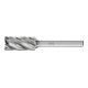 PFERD TOOLS Hartmetall Hochleistungsfrässtift ALU Zylinder ZYAS stirn Ø 12x25 mm Schaft-Ø 6 mm Alu/NE Metal