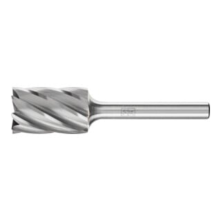 PFERD TOOLS Hartmetall Hochleistungsfrässtift ALU Zylinder ZYAS stirn Ø 16x25 mm Schaft-Ø 6 mm Alu/NE Metal