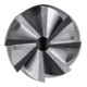 PFERD TOOLS Hartmetall Hochleistungsfrässtift ALU Zylinder ZYAS stirn Ø 16x25 mm Schaft-Ø 6 mm Alu/NE Metal