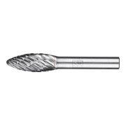 PFERD TOOLS Hartmetall Hochleistungsfrässtift CAST Flamme B Ø 12x30mm Schaft-Ø 8 mm für Gußeisen