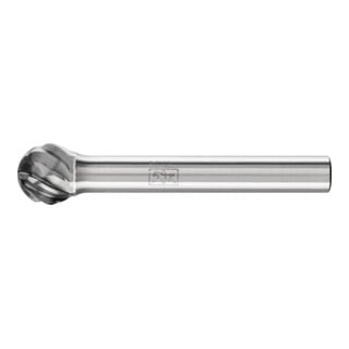 PFERD TOOLS Hartmetall Hochleistungsfrässtift CAST Kugel KUD Ø 10x09 mm Schaft-Ø 6 mm für Gußeisen