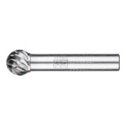 PFERD TOOLS Hartmetall Hochleistungsfrässtift CAST Kugel KUD Ø 12x10mm Schaft-Ø 8 mm für Gußeisen