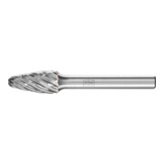 PFERD TOOLS Hartmetall Hochleistungsfrässtift CAST Rundbogen RBF Ø 10x20mm Schaft-Ø 6 mm für Gußeisen