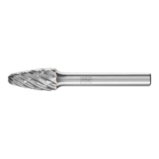 PFERD TOOLS Hartmetall Hochleistungsfrässtift CAST Rundbogen RBF Ø 10x20mm Schaft-Ø 6 mm für Gußeisen