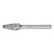 PFERD TOOLS Hartmetall Hochleistungsfrässtift CAST Rundbogen RBF Ø 10x20mm Schaft-Ø 6 mm für Gußeisen