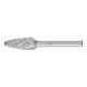 PFERD TOOLS Hartmetall Hochleistungsfrässtift CAST Rundbogen RBF Ø 12x25 mm Schaft-Ø 6 mm für Gußeisen