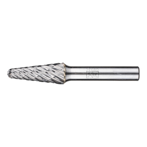PFERD TOOLS Hartmetall Hochleistungsfrässtift CAST Rundkegel KEL Ø 12x30mm Schaft-Ø 8 mm für Gußeisen