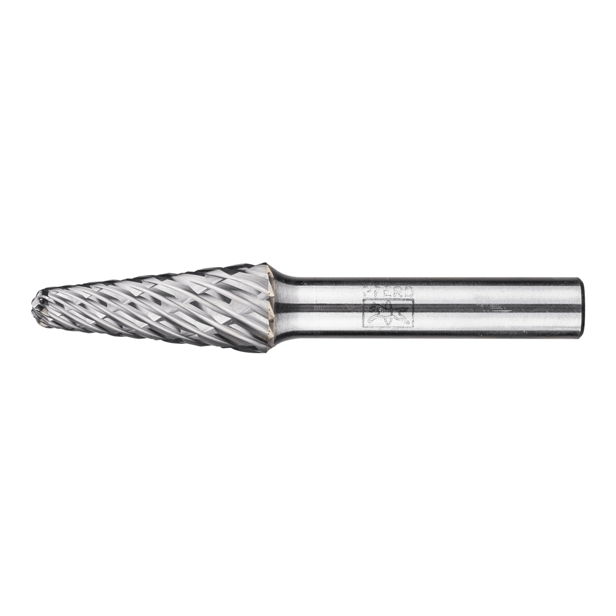 PFERD TOOLS Hartmetall Hochleistungsfrässtift CAST Rundkegel KEL Ø 12x30mm Schaft-Ø 8 mm für Gußeisen