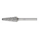 PFERD TOOLS Hartmetall Hochleistungsfrässtift CAST Rundkegel KEL Ø 12x30mm Schaft-Ø 6 mm für Gußeisen