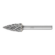 PFERD TOOLS Hartmetall Hochleistungsfrässtift CAST Spitzbogen SPG Ø 12x25 mm Schaft-Ø 6 mm für Gußeisen