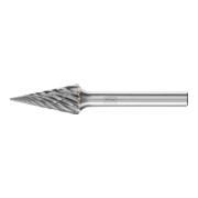 PFERD TOOLS Hartmetall Hochleistungsfrässtift CAST Spitzkegel SKM Ø 12x25 mm Schaft-Ø 6 mm für Gußeisen