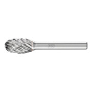 PFERD TOOLS Hartmetall Hochleistungsfrässtift CAST Tropfen TRE Ø 12x20mm Schaft-Ø 6 mm für Gußeisen