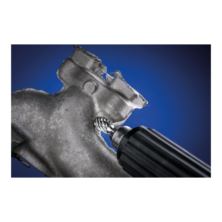 PFERD TOOLS Hartmetall Hochleistungsfrässtift CAST Tropfen TRE Ø 12x20mm Schaft-Ø 6 mm für Gußeisen