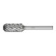 PFERD TOOLS Hartmetall Hochleistungsfrässtift CAST Walzenrund WRC Ø 12x25 mm Schaft-Ø 6 mm für Gußeisen-1