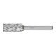 PFERD TOOLS Hartmetall Hochleistungsfrässtift CAST Zylinder ZYAS stirnverzahnt Ø 12x25mm Schaft-Ø 6mm für Gußeisen-1