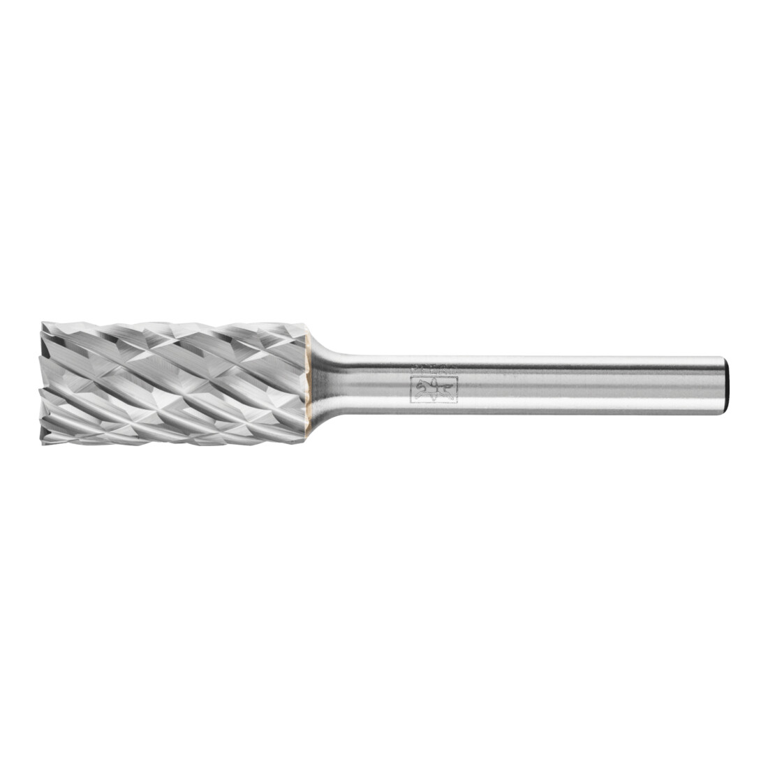 PFERD TOOLS Hartmetall Hochleistungsfrässtift CAST Zylinder ZYAS stirnverzahnt Ø 12x25mm Schaft-Ø 6mm für Gußeisen