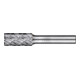 PFERD TOOLS Hartmetall Hochleistungsfrässtift CAST Zylinder ZYAS stirnverzahnt Ø 12x25mm Schaft-Ø 8mm für Gußeisen