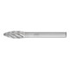 PFERD TOOLS Hartmetall Hochleistungsfrässtift INOX Flamme B Ø 08x20mm Schaft-Ø 6 mm für Edelstahl-1