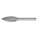 PFERD TOOLS Hartmetall Hochleistungsfrässtift INOX Flamme B Ø 12x30mm Schaft-Ø 6 mm für Edelstahl