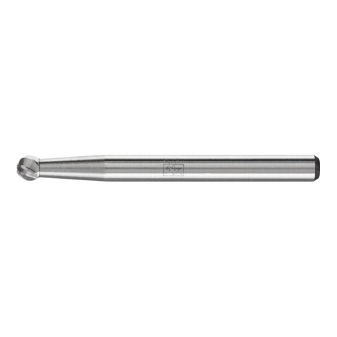 PFERD TOOLS Hartmetall Hochleistungsfrässtift INOX Kugel KUD Ø 03x02 mm Schaft-Ø 3 mm für Edelstahl