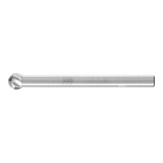 PFERD TOOLS Hartmetall Hochleistungsfrässtift INOX Kugel KUD Ø 04x03 mm Schaft-Ø 3 mm für Edelstahl