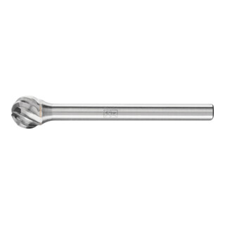 PFERD TOOLS Hartmetall Hochleistungsfrässtift INOX Kugel KUD Ø 06x05 mm Schaft-Ø 3 mm für Edelstahl