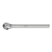 PFERD TOOLS Hartmetall Hochleistungsfrässtift INOX Kugel KUD Ø 06x05 mm Schaft-Ø 3 mm für Edelstahl
