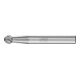 PFERD TOOLS Hartmetall Hochleistungsfrässtift INOX Kugel KUD Ø 06x05 mm Schaft-Ø 6 mm für Edelstahl-1