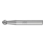 PFERD TOOLS Hartmetall Hochleistungsfrässtift INOX Kugel KUD Ø 06x05 mm Schaft-Ø 6 mm für Edelstahl