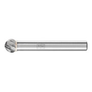 PFERD TOOLS Hartmetall Hochleistungsfrässtift INOX Kugel KUD Ø 08x07 mm Schaft-Ø 6 mm für Edelstahl