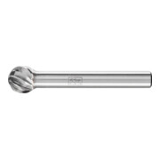 PFERD TOOLS Hartmetall Hochleistungsfrässtift INOX Kugel KUD Ø 10x09 mm Schaft-Ø 6 mm für Edelstahl