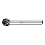 PFERD TOOLS Hartmetall Hochleistungsfrässtift INOX Kugel KUD Ø 10x09 mm Schaft-Ø 6 mm HICOAT für Edelstahl