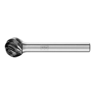 PFERD TOOLS Hartmetall Hochleistungsfrässtift INOX Kugel KUD Ø 12x10mm Schaft-Ø 6 mm HICOAT für Edelstahl