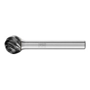 PFERD TOOLS Hartmetall Hochleistungsfrässtift INOX Kugel KUD Ø 12x10mm Schaft-Ø 6 mm HICOAT für Edelstahl