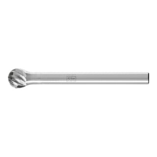 PFERD TOOLS Hartmetall Hochleistungsfrässtift INOX Kugel KUD Ø 05x04 mm Schaft-Ø 3 mm für Edelstahl