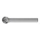 PFERD TOOLS Hartmetall Hochleistungsfrässtift INOX Kugel KUD Ø 08x07 mm Schaft-Ø 6 mm für Edelstahl