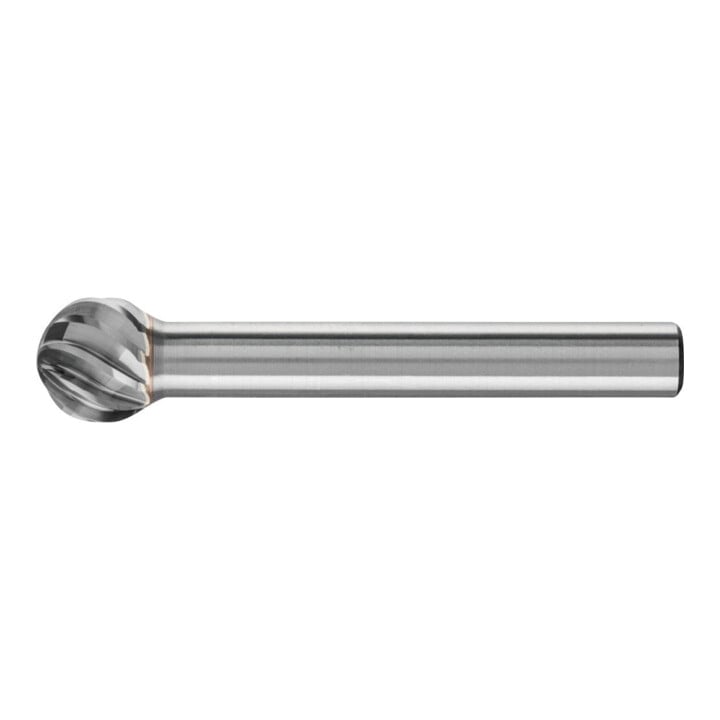 PFERD TOOLS Hartmetall Hochleistungsfrässtift INOX Kugel KUD Ø 08x07 mm Schaft-Ø 6 mm für Edelstahl