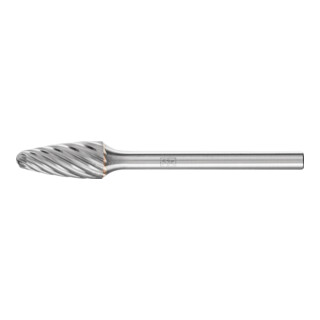 PFERD TOOLS Hartmetall Hochleistungsfrässtift INOX Rundbogen RBF Ø 06x13 mm Schaft-Ø 3 mm für Edelstahl