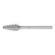 PFERD TOOLS Hartmetall Hochleistungsfrässtift INOX Rundbogen RBF Ø 06x13 mm Schaft-Ø 3 mm für Edelstahl