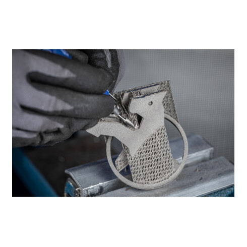 PFERD TOOLS Hartmetall Hochleistungsfrässtift INOX Rundbogen RBF Ø 06x13 mm Schaft-Ø 3 mm für Edelstahl