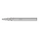 PFERD TOOLS Hartmetall Hochleistungsfrässtift INOX Rundbogen RBF Ø 06x18 mm Schaft-Ø 6 mm für Edelstahl-1