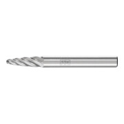 PFERD TOOLS Hartmetall Hochleistungsfrässtift INOX Rundbogen RBF Ø 06x18 mm Schaft-Ø 6 mm für Edelstahl