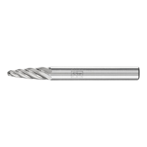 PFERD TOOLS Hartmetall Hochleistungsfrässtift INOX Rundbogen RBF Ø 06x18 mm Schaft-Ø 6 mm für Edelstahl