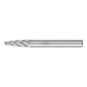 PFERD TOOLS Hartmetall Hochleistungsfrässtift INOX Rundbogen RBF Ø 06x18 mm Schaft-Ø 6 mm für Edelstahl