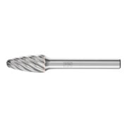 PFERD TOOLS Hartmetall Hochleistungsfrässtift INOX Rundbogen RBF Ø 10x20mm Schaft-Ø 6 mm für Edelstahl