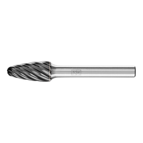 PFERD TOOLS Hartmetall Hochleistungsfrässtift INOX Rundbogen RBF Ø 10x20mm Schaft-Ø 6 mm HICOAT Edelstahl